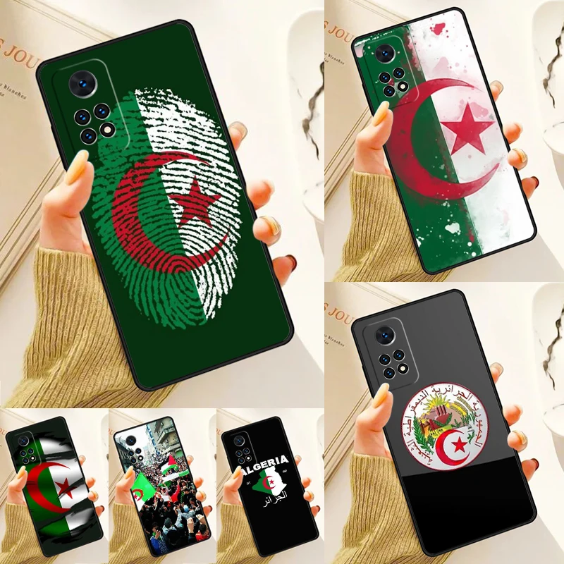 Algerian Emblem Algeria Flag Case For Samsung Galaxy S24 Plus S23 S20 S21FE Lite S22 Ultra Note 20 S8 S9 S10 Phone Coque