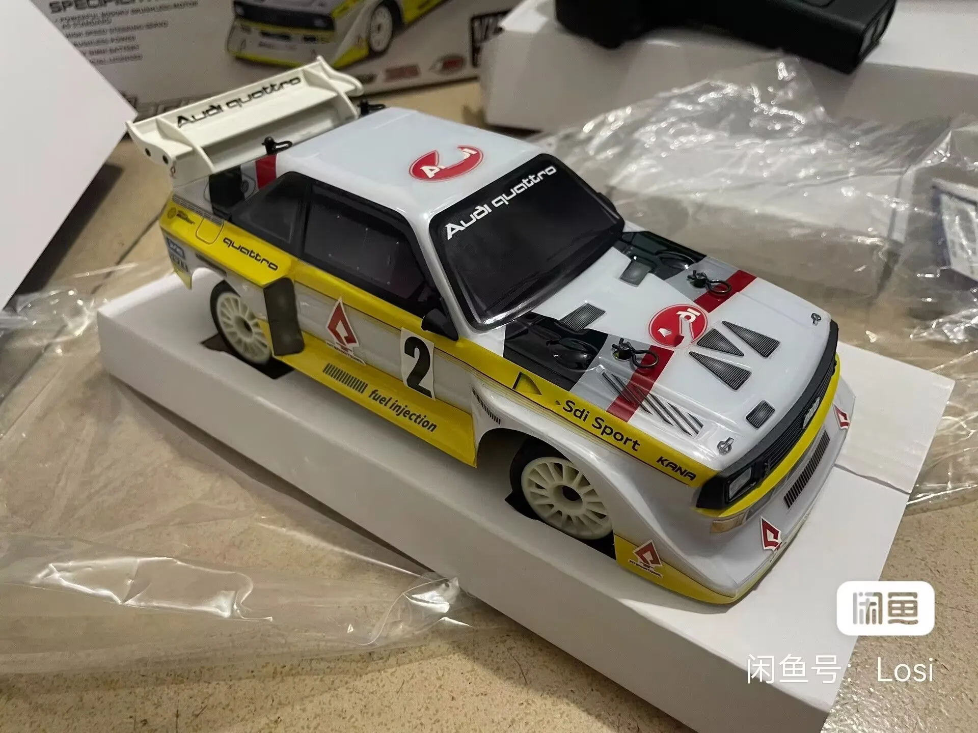 1/24 scale on road drift car miniz kyosho tamiya Carisma GT24 Micro 4WD Brushless RTR with 1985 Aud Sport (no battery)