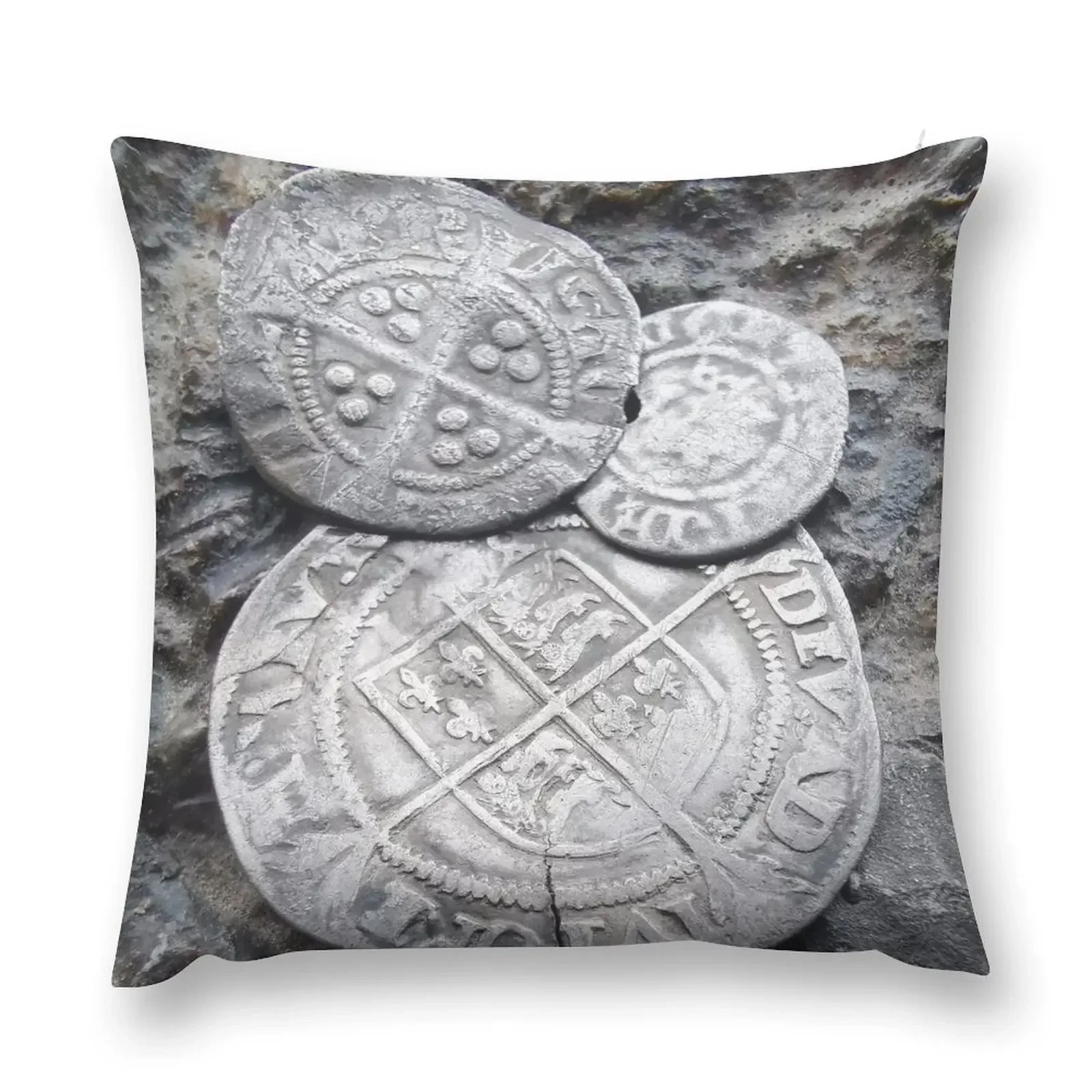 Metal detectorist, hammered coin Throw Pillow Cushion Cover Set christmas pillow case Sofa Cushion pillow