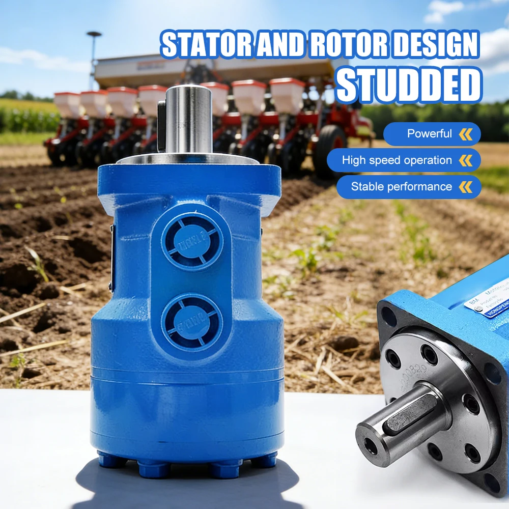 Industrial Orbital Hydraulic Motor - BMR 50 160 200 Hydraulic Motor for Agricultural Construction Machinery Industrial Machinery
