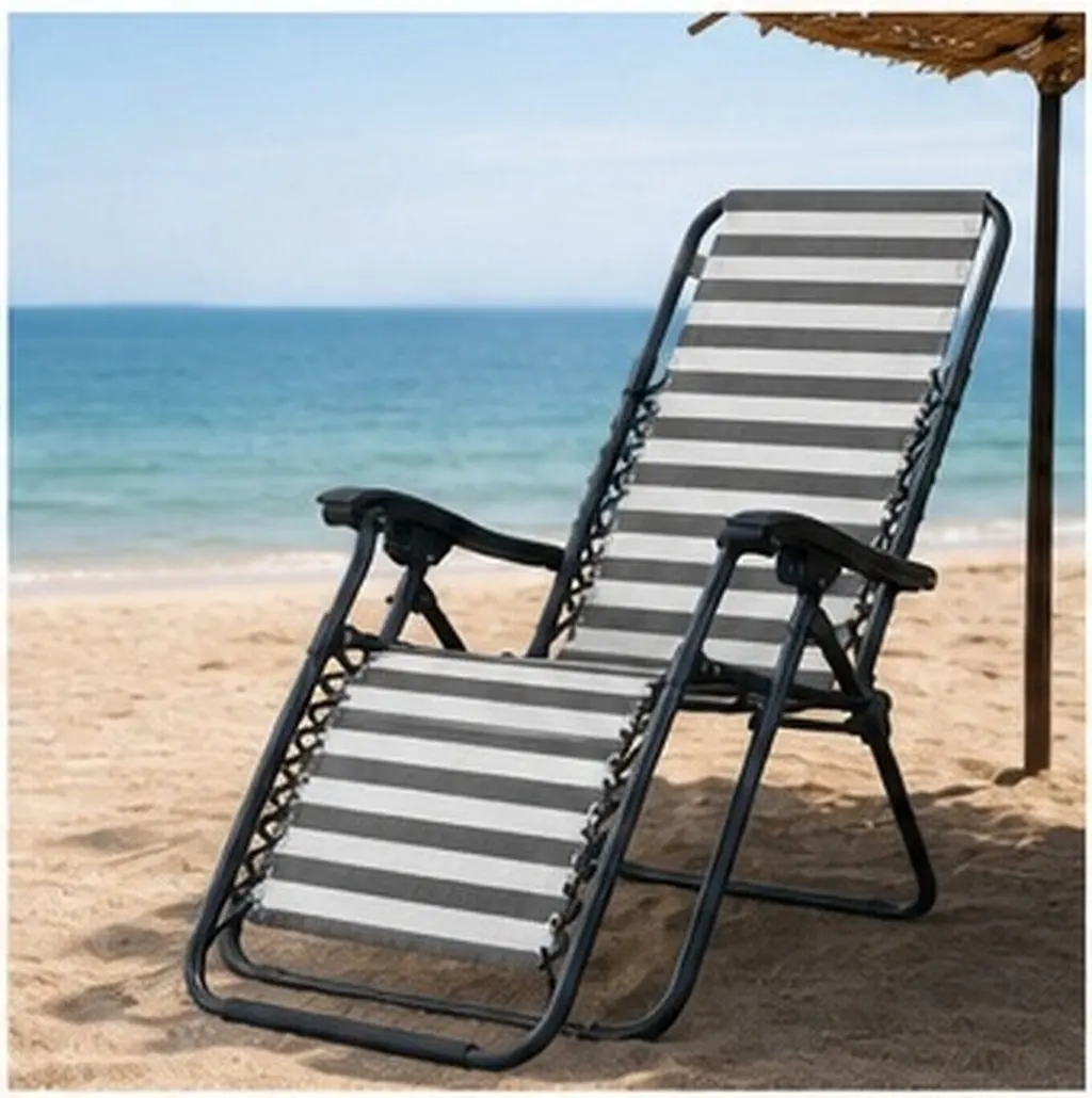 Deck Chair Replacement Fabric Universal Outdoor Folding Recliner Back Cloth 63x17 Inch Beach Patio Lawn Pool Cover - view 6