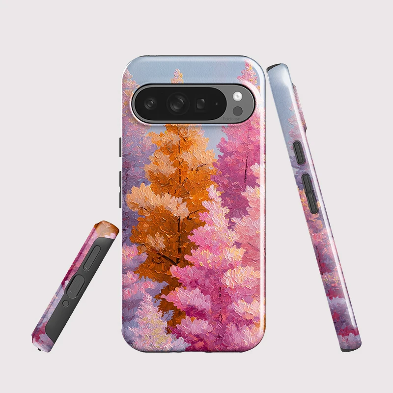 Fcicicase Matte Acrylic Phone Case For Google Pixel 10 9 Pro XL 8 9 10 Pro 7A 8A 10A Tree Pattern Anti-knock Protective Capa - view 2