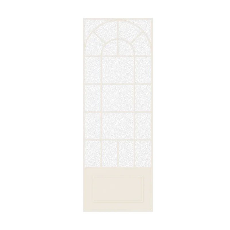 Changhong glass partition living room home office blocking wrought iron stainless steel screen partition wall 6