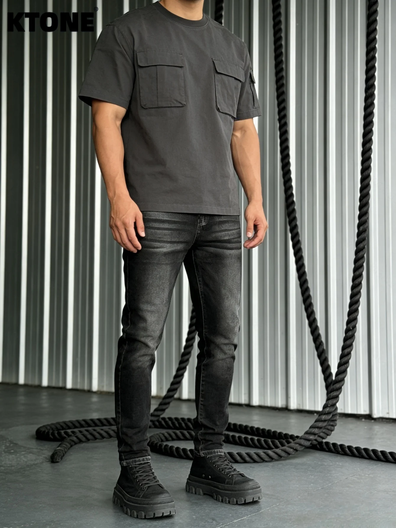 

Black Slim Jeans For Man Y2K Drip Style Original Casual Denim Bottoms No accessories or belts included