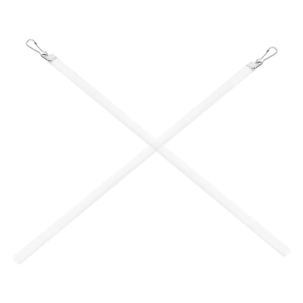 2Pcs Vorhang Zugstange Transparent Acryl Gardinen Zauberstab mit Haken Einfache Installation Blind Opener Ersatz Zubehör