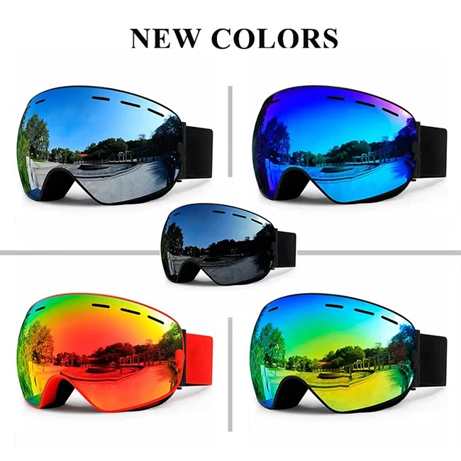 Manufacturer Ready to Ship Cheap Price Blue Polarized Ski Goggles Outdoor Sports Glasses Snow Googles