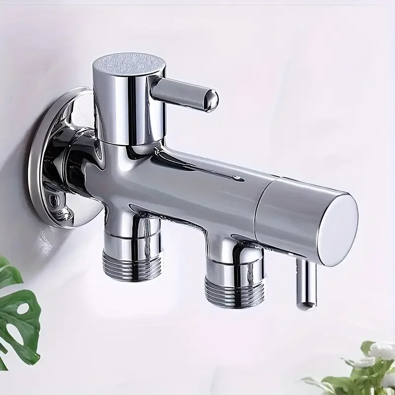 

Двойной выпускной клапан наполнения, хромированная швабра, смеситель для бассейна, угловой клапан для стиральной машины G1/2, настенные смесители для ванной комнаты