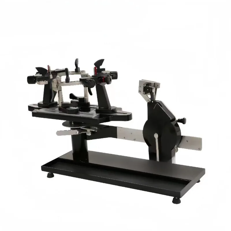 Badminton racket threading machine