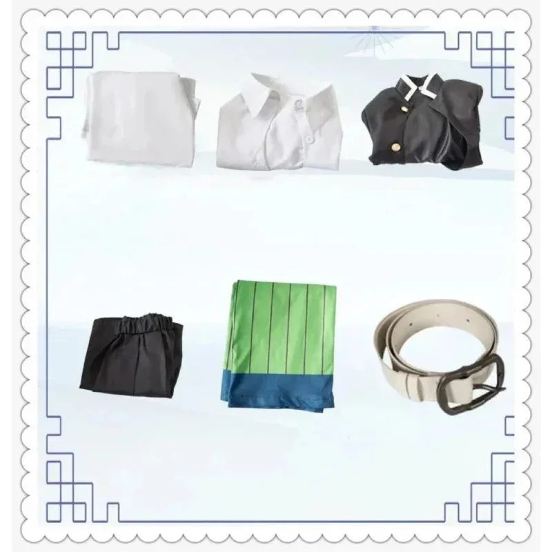 Anime Kanroji Mitsuri Cosplay Costume Kimetsu No Yaiba Costume Kimono Uniform Kanroji Mitsuri Wig Halloween Sliding