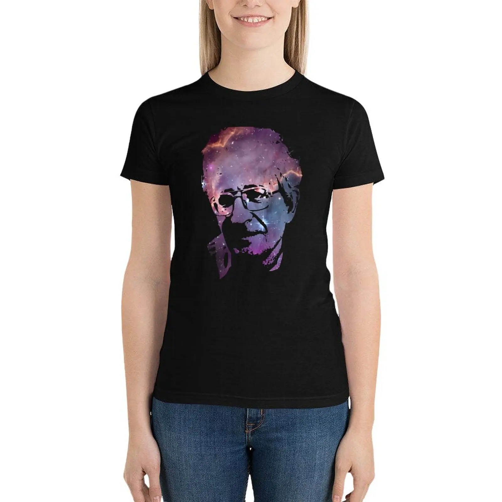 Chomsky T-Shirt summer tops funny Female clothing tight shirts for Women