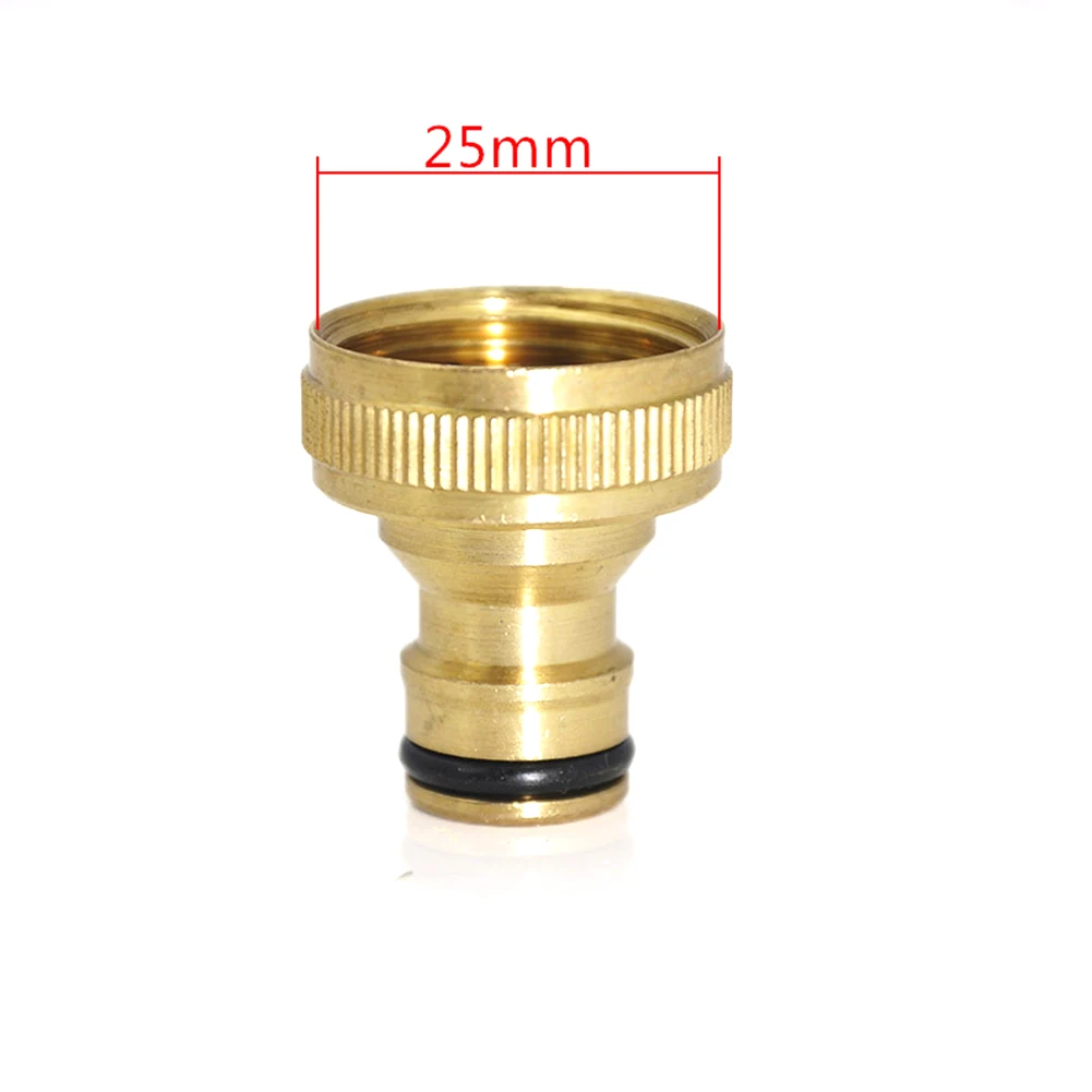 Picture 5: 3/4' Brass Tap Quick Connecter Hose Coupling Adapter Water Hose Adaptor Quick Release Garden Watering Gun Fittings Tool