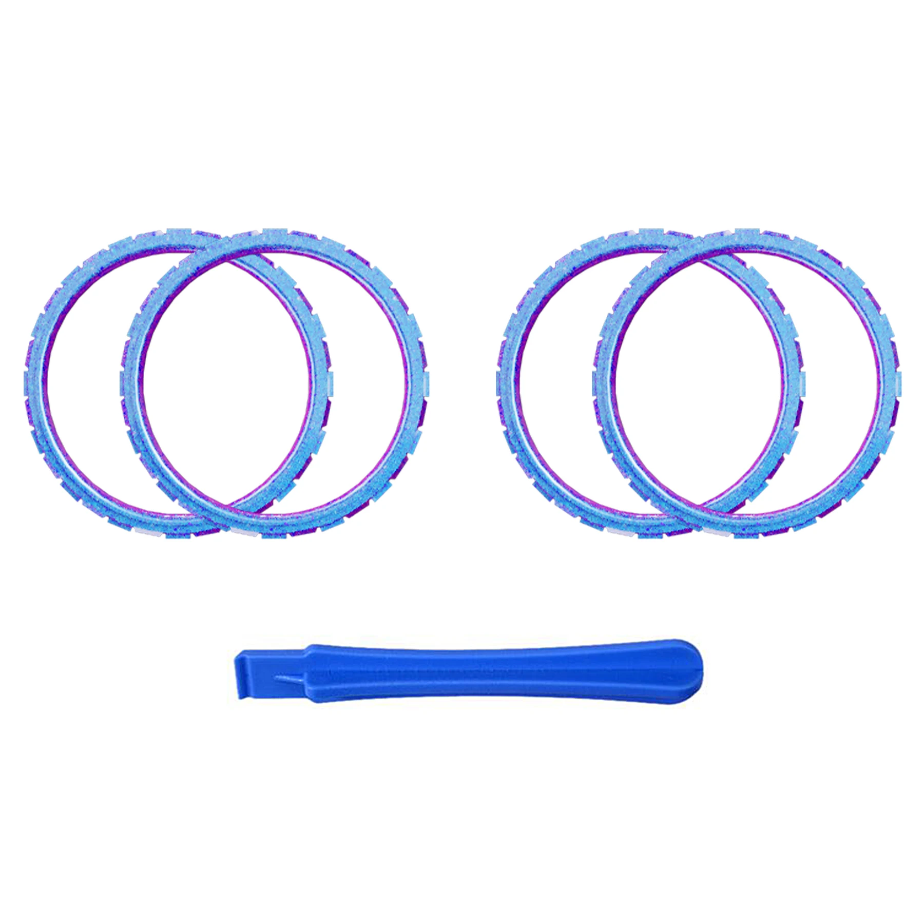 eXtremeRate Replacement Accessories Accent Rings for ps5 Controller - Controller NOT Included