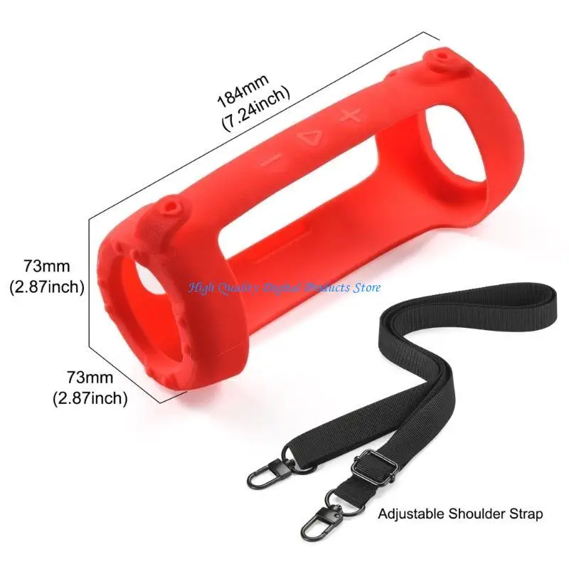 U2JE Shock Arsciping Silicone Case для 7 беспроводной динамик безопасно простой доступ к легкому доступу