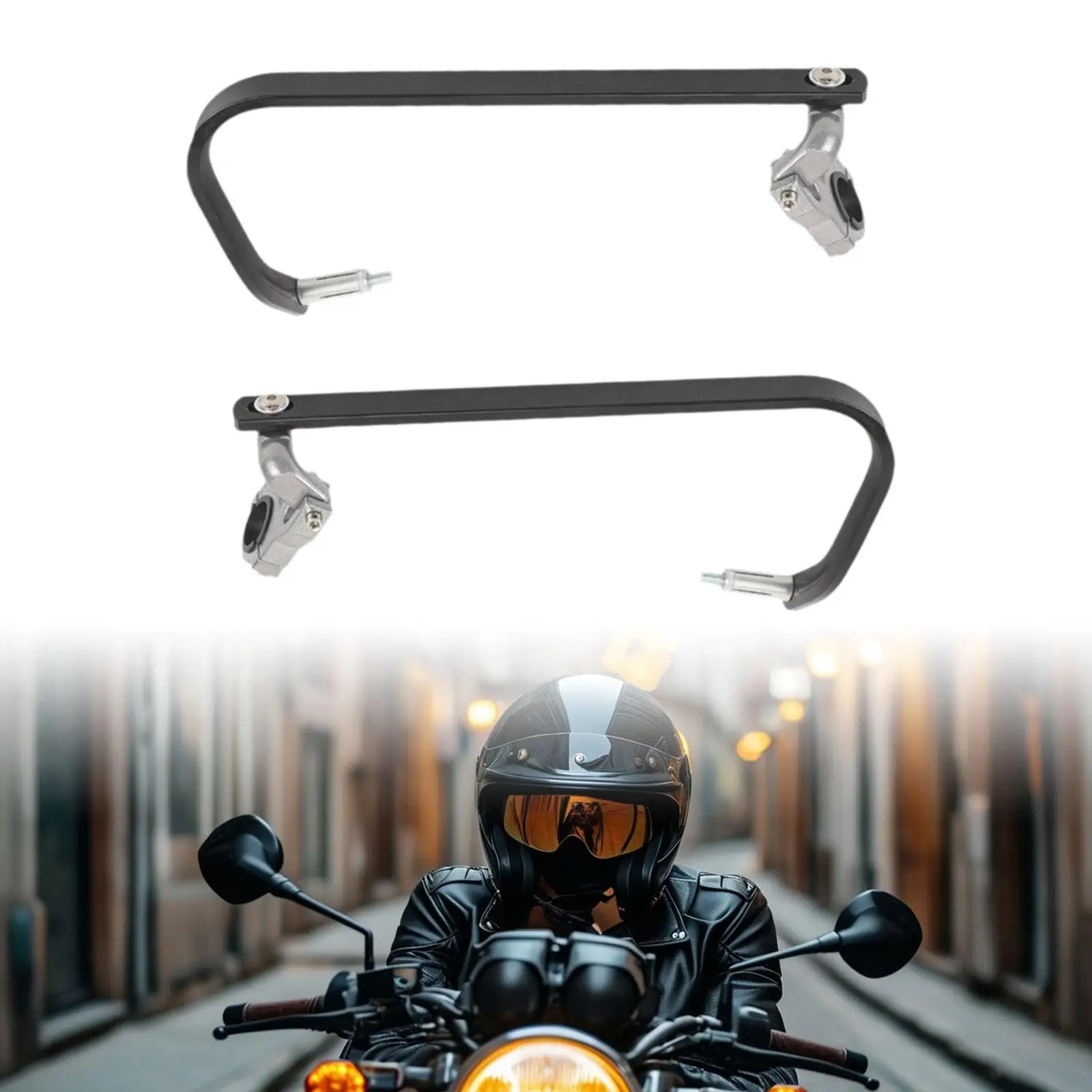 Manutenzione del supporto per guida del paramani del motociclo da 2 pezzi per manubrio da 22 mm 28 mm