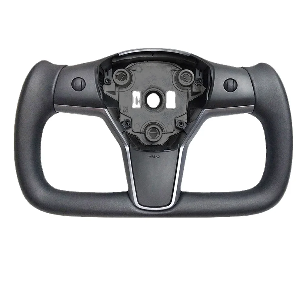 

Руль из углеродного волокна любой индивидуальной формы со светодиодной подсветкой для модели 3 Y X S, плоское дно