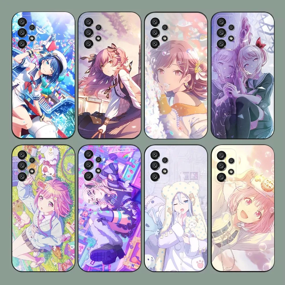 

P-project sekai Phone Case For Samsung Galaxy A20,A21s,A22,A31,A32,A52,A53,A72,73,A80,A91 Soft Black Cover