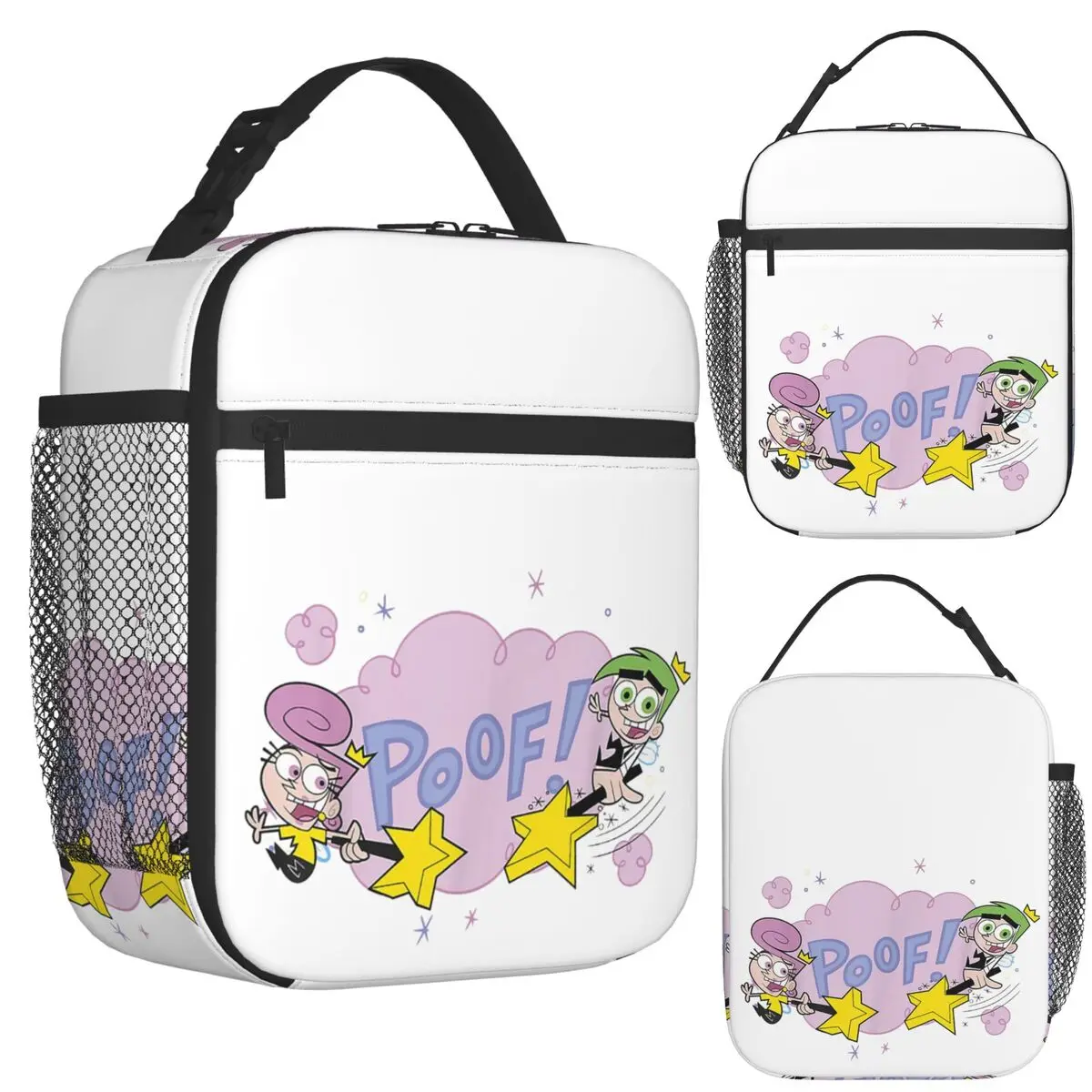 

Fairly Oddparents Cosmo Insulated Lunch Bag for Picnic Storage Food Boxes Portable Container Cooler Thermal Lunch Box Tote