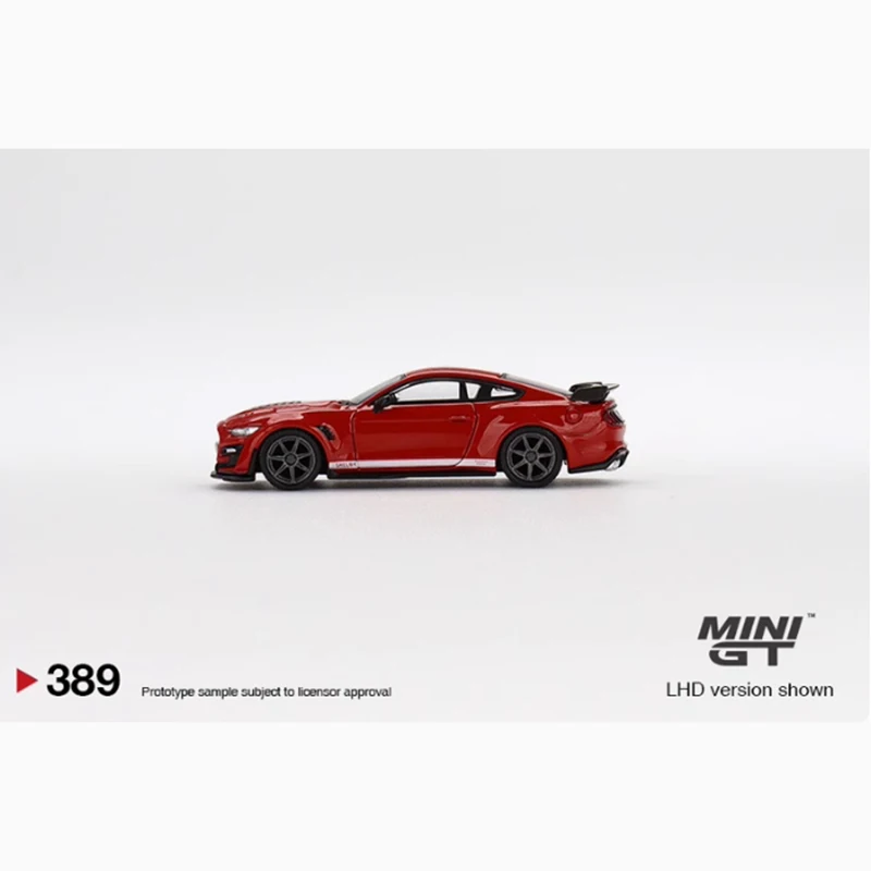 MINI GT 1:64 Shelby GT500 Cobra modèle de voiture en alliage rouge Collection adulte cadeau affichage Souvenir jouet nouveau Spot