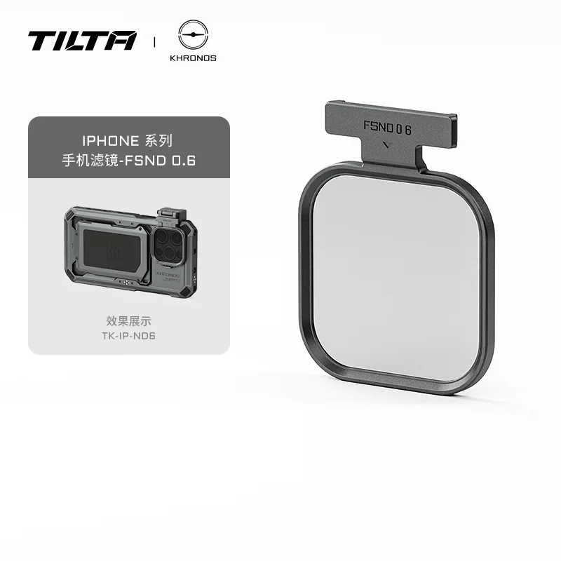 Tilta Khronos Magnetische Fsnd Filter TK-IP-ND6/12/18/24 Voor Iphone Kooi 15 Pro/15 Pro Max Kooi Snelkoppelingsfilter