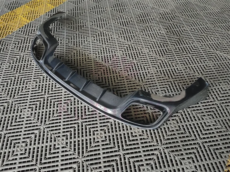 Kit de corps de becquet de diffuseur arrière en Fiber de carbone pour Porsche Panamera 2017 – 2022