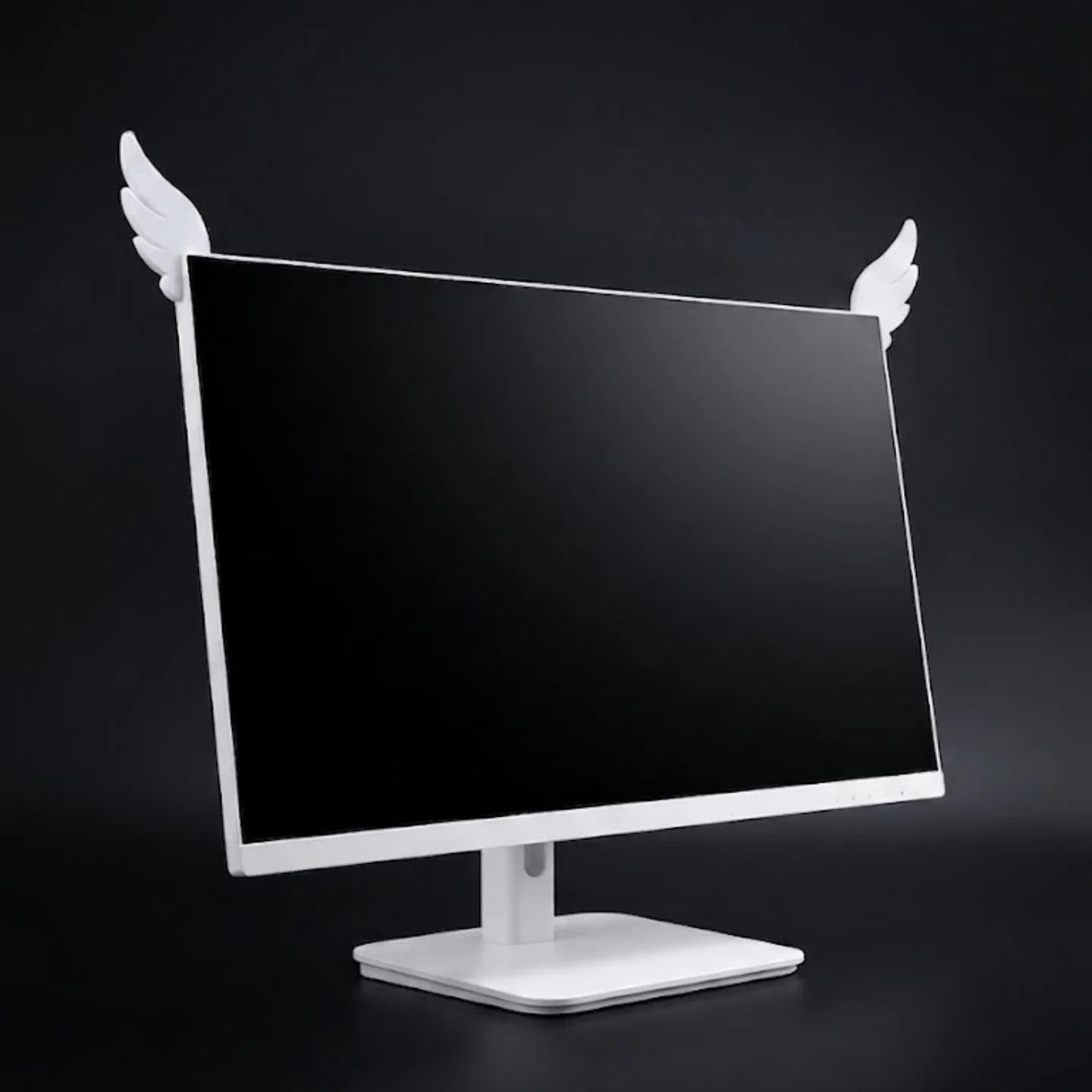 Laptop And Computer Monitor Ear Ornament Self-Adhesive Creative Ornament Stand (Monitor Not Included)