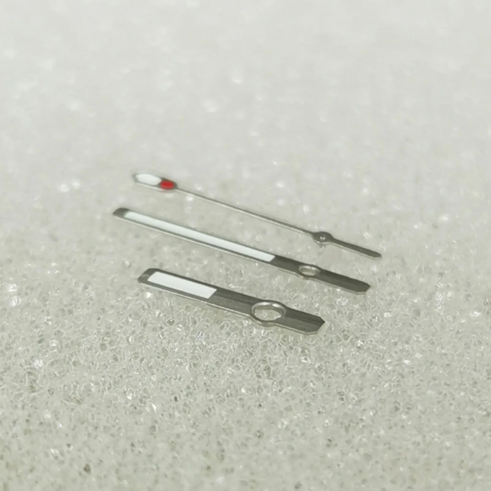 Lancette dell'orologio argento/rosa Puntatori luminosi verdi per NH35 NH36 4R 7S Movimento Uomo Donna Parti di orologi Lancette