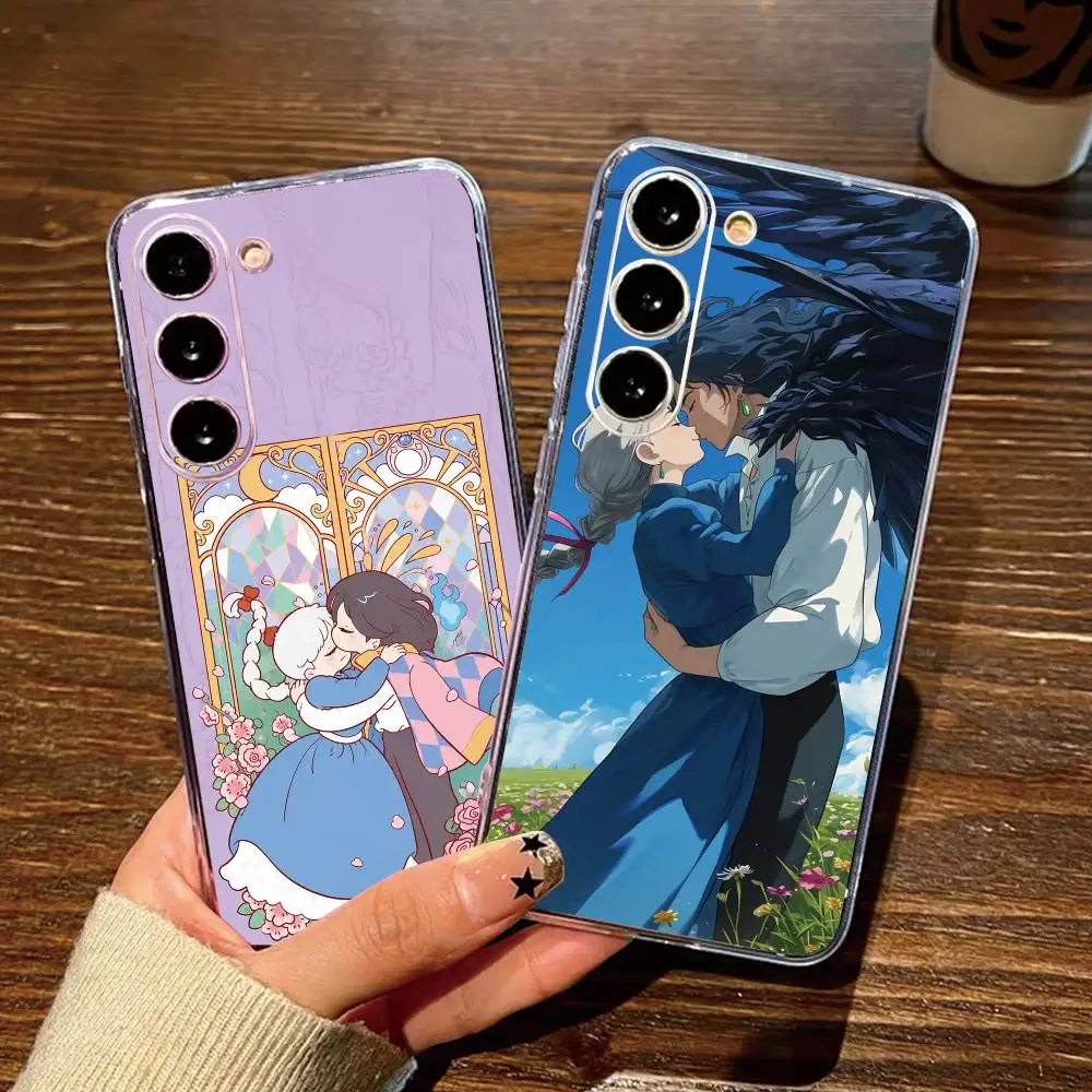 Чехол для телефона Howles-s M-Moving-g C-Castles, прозрачный, силиконовый, мягкий, для Samsung A10,12,20,21S,30,31,40,50,51,52,70,71