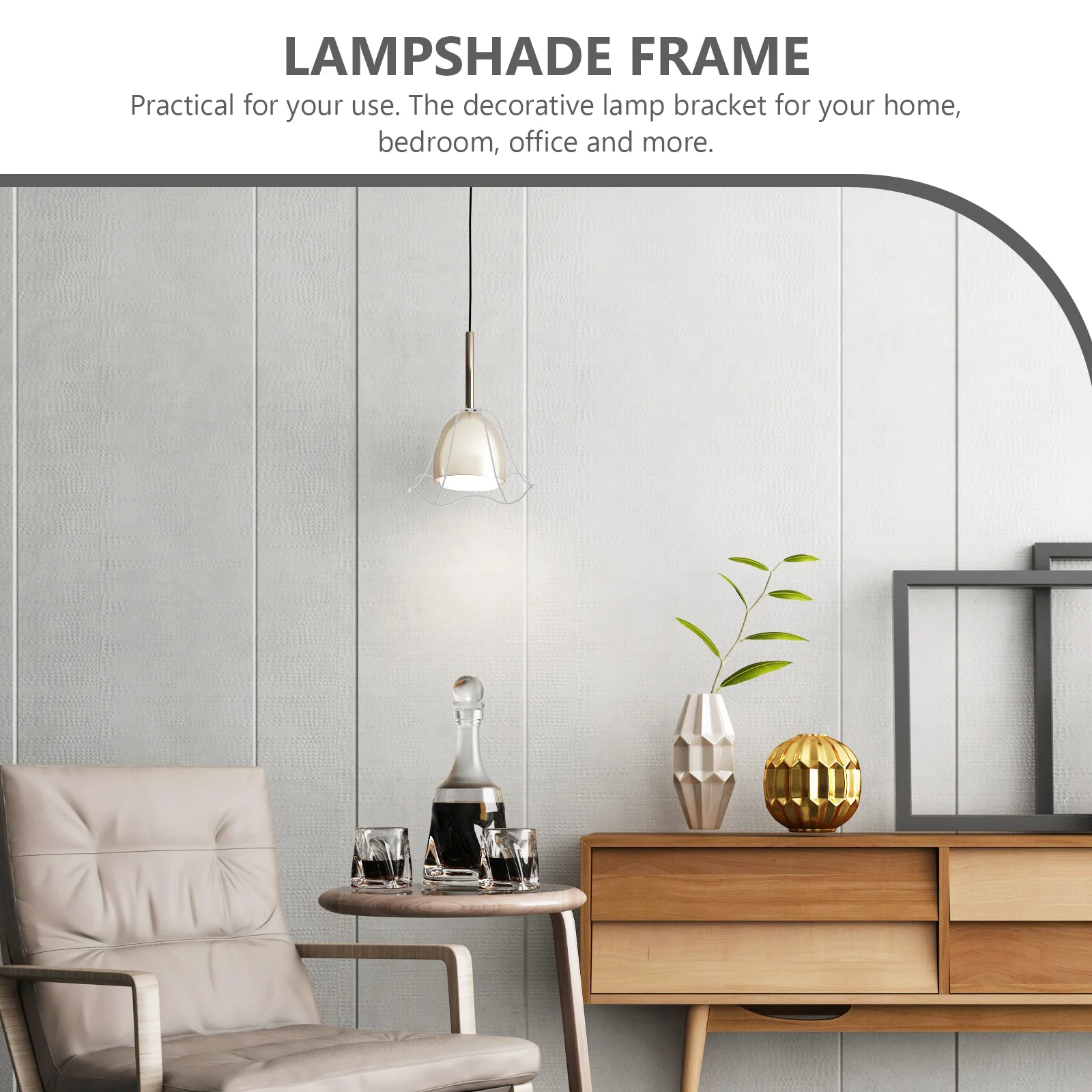 

Простая рама для настольного светильника, рамка для настольного абажура в европейском стиле, металлический кронштейн для абажура «сделай сам», декоративный держатель для крышки лампы