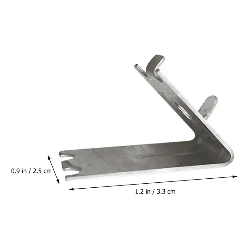 16Pcs Rvs Koelkast Plank Clip Koelkast Ondersteuning Klem Tool Supply