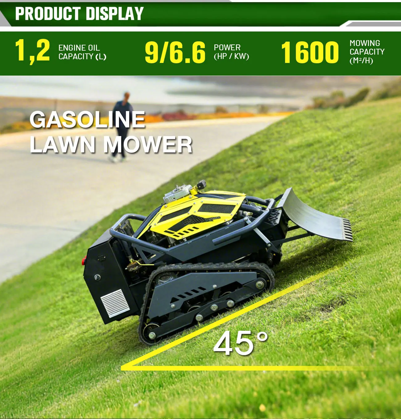 Meistverkaufter GRACE 500mm Pro 2026 RC Rasenmäher Ferngesteuerter Grasschneider für Villenrasen Kostenloser Versand – Detail 4