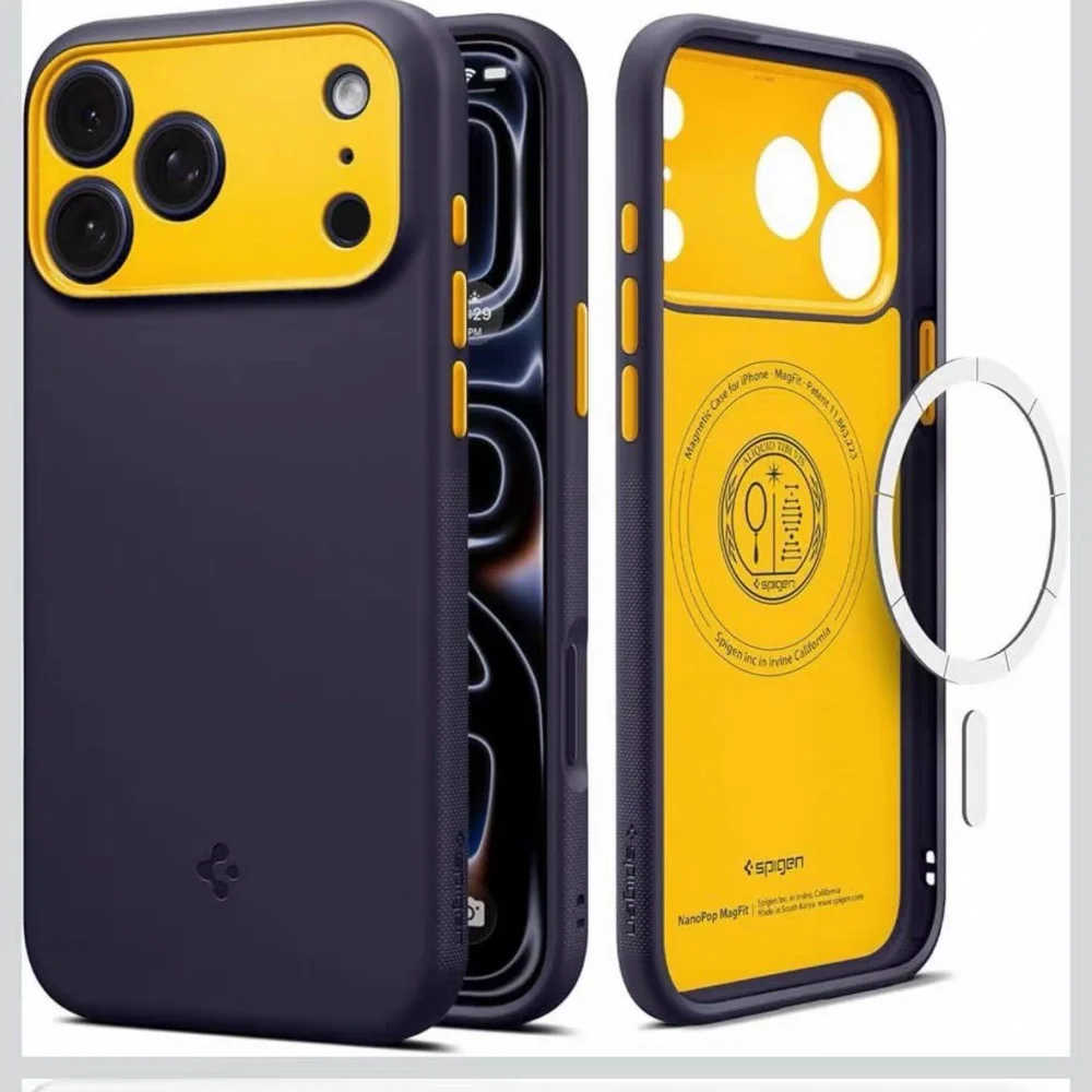 Spigen Fit MagFit Hide Magnetische Flüssigsilikonhülle für iPhone 17 18 Pro Max Air 18 Pro für Magsafe Wireless Charge Case Cover