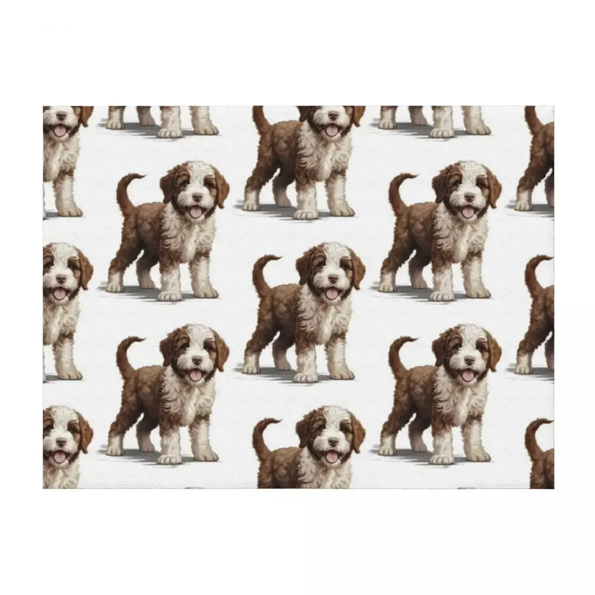 

Lagotto Romagnolo dog Throw Blanket Sofa Soft Plaid Decorative Beds Heavy Blankets