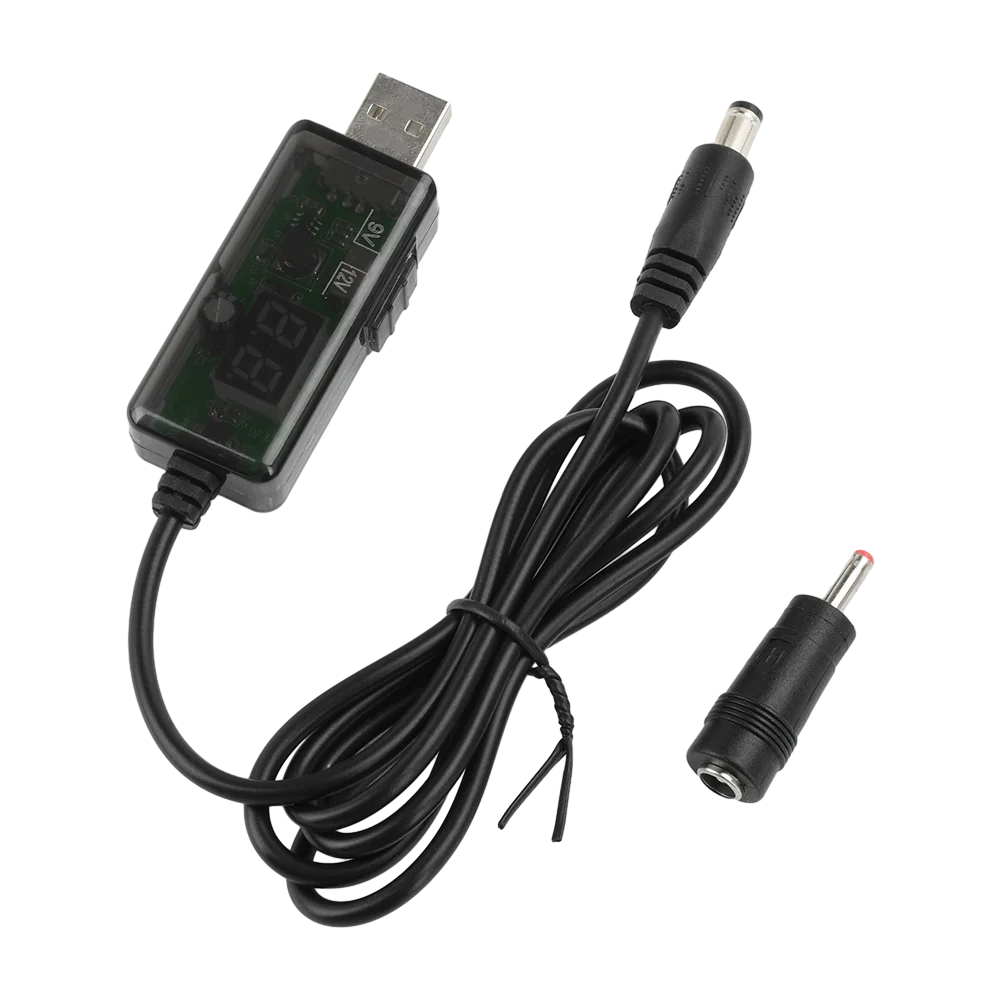 

USB Boost Converter DC 5V to 9V 12V USB Step-up Converter Cable for Power Supply/Charger/Power Converter