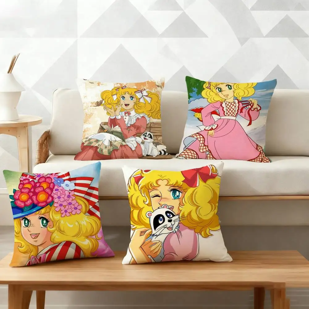 

Anime C-candy cute Candy Pillow Case Cushion Cover Throw Pillow Case For Car Sofa