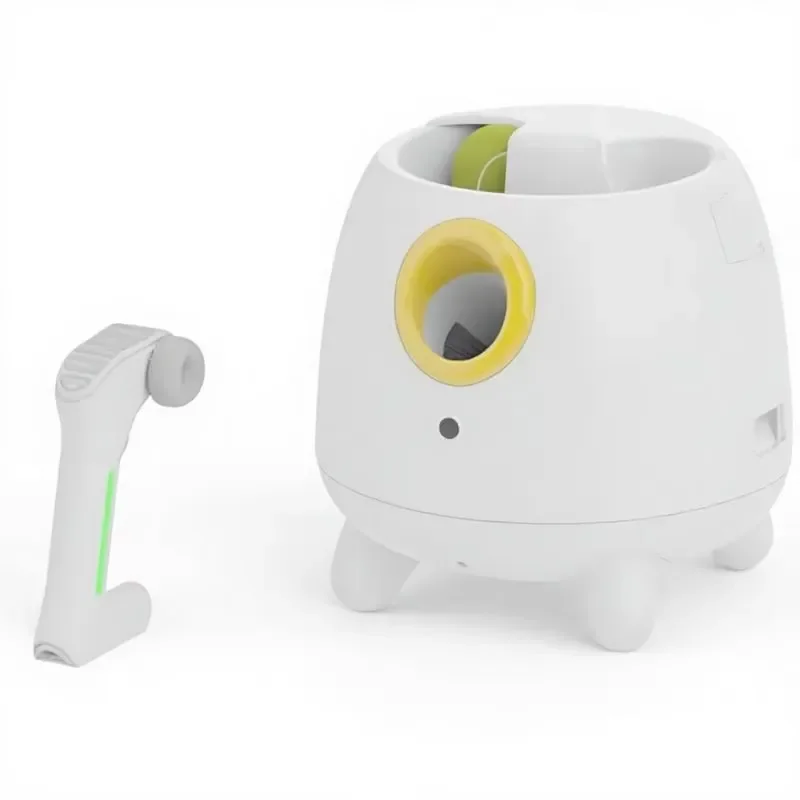 Automatic Dog Ball Launcher Rechargeable Interactive Tennis Thrower Pet Training Toy Intelligent Fetch Game for Small Medium