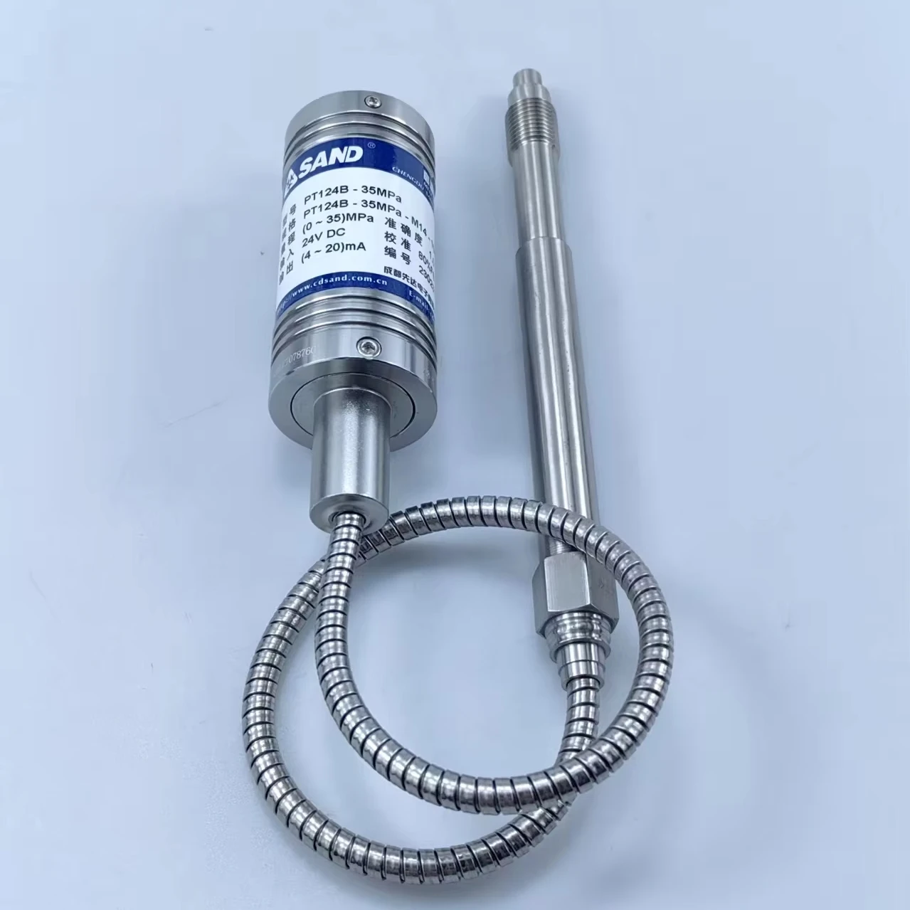 High Temperature Melt Pressure Transducer Sensor Measuring Range