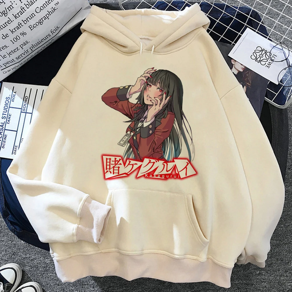 

Kakegurui hoodies women anime aesthetic y2k aesthetic Pullover female Winter pulls