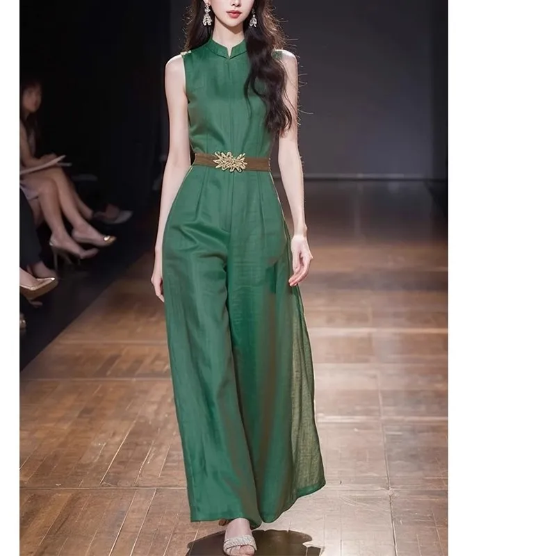 Neuer 2024 Einzigartiger einteiliger Anzug für Damen High-End-Ele Chinese National Sle Long Pants Faionable Set