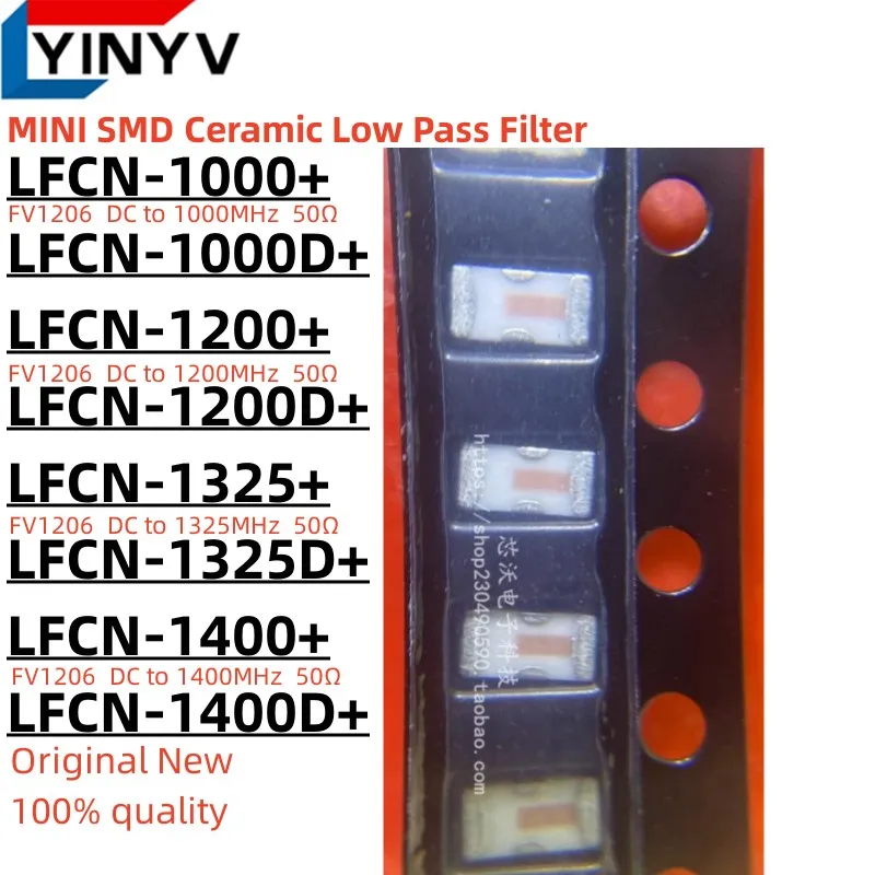 5Pcs LFCN-1000+ LFCN-1000D+ LFCN-1200+ LFCN-1200D+ LFCN-1325+ LFCN-1325D+ LFCN-1400+ LFCN-1400D+ SMD Ceramic Low Pass Filter New