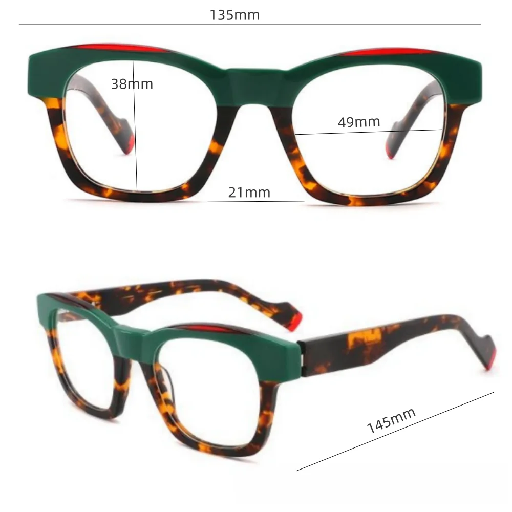 Ultra-light Round Glasses Frames Men Women Acetate Prescription Reading Eyeglasses Optic Myopia Read Eyewear Spectacles