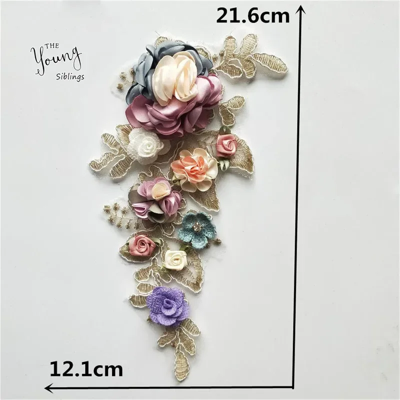 Fashion Exquisite ABS pearl Flower Decoration Embroidery Craft Lace Collar DIY Clothing Neckline Sewing Applique Accessories