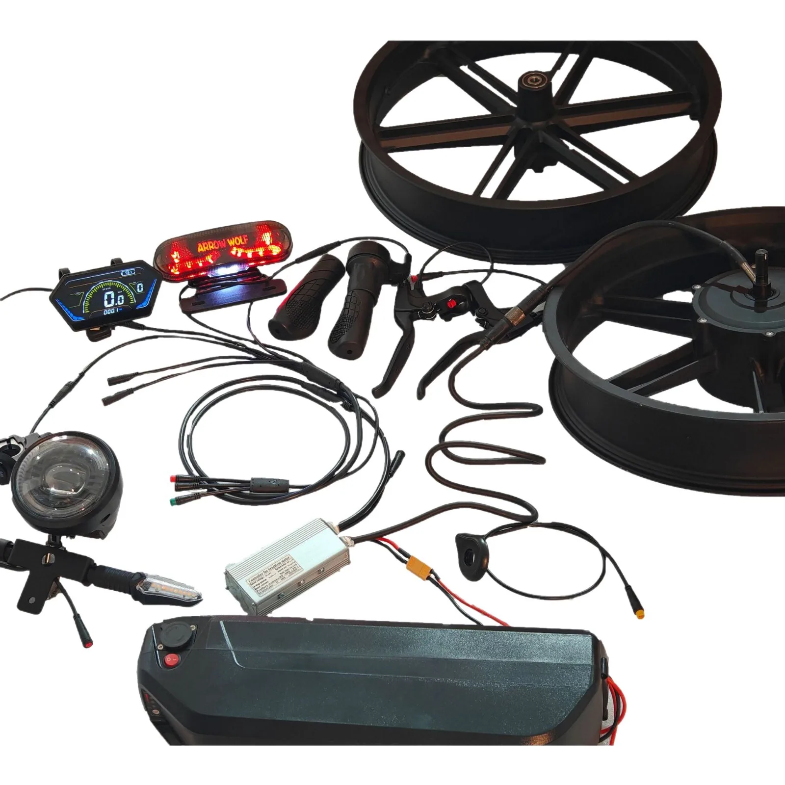 E-bike Motor Assembly, Smart Meter + Motor Controller, Full Electric Vehicle Replacement Parts
