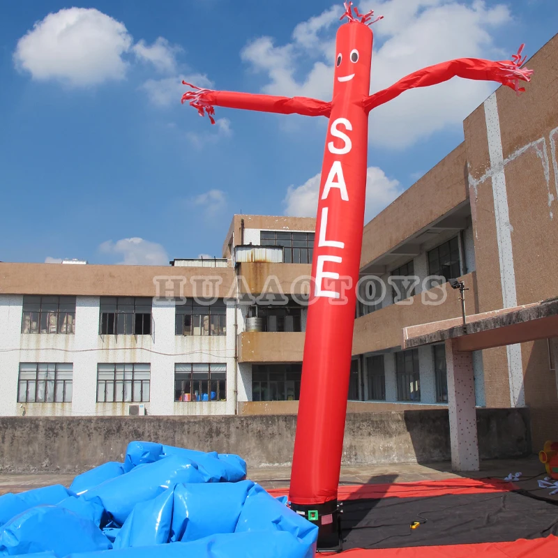 free door shipping,6m air dancer tube man,advertise outdoor one single leg dance dancing man,inflatable sky dancer