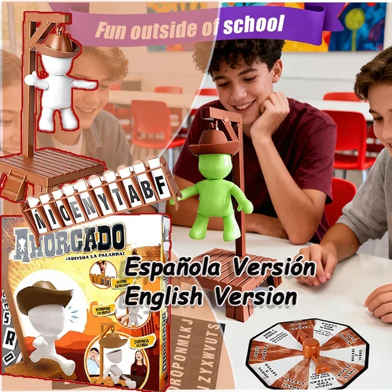 interesting Funny Magnetic  Word Game 2-person Challenge Game\ Magnetic Hanger Mystery@ Family Gathering Game Toy#% Christmas