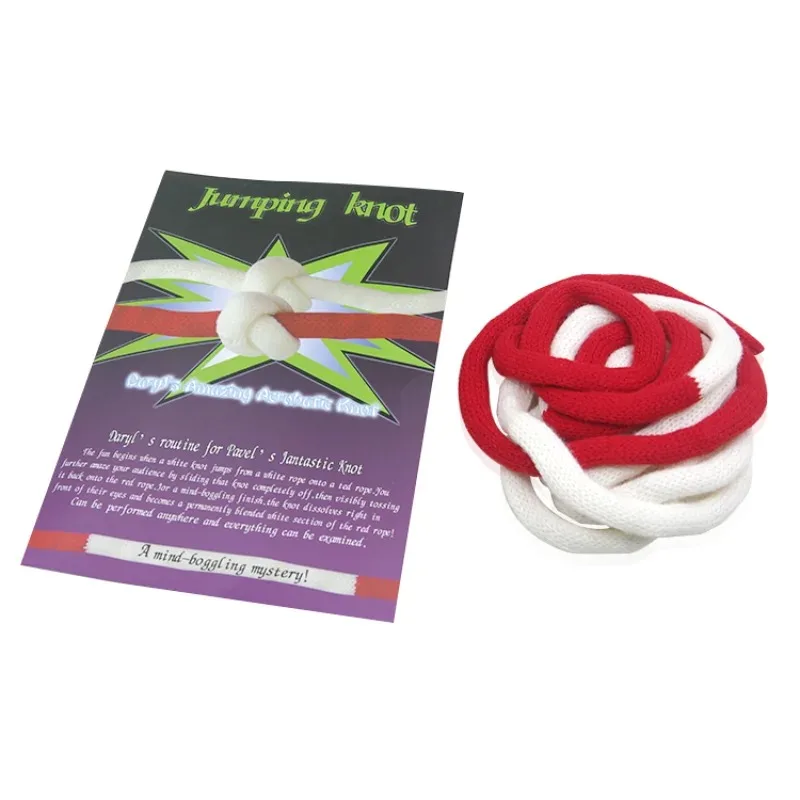 

Удивительный акробатический узел Дэрил, прыгающий узел Пакистака, каррика, изгиб, волшебная веревка, сценический магический реквизит, палец Magie Magia Close Up