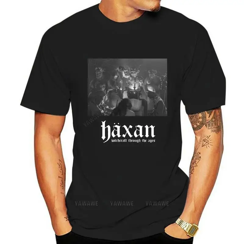 Men Round neck tshirts Haxan Witchcraft Through The Ages - T Shirt - Satan Witch The Devil Film Cult unisex Oversized tee-shirt