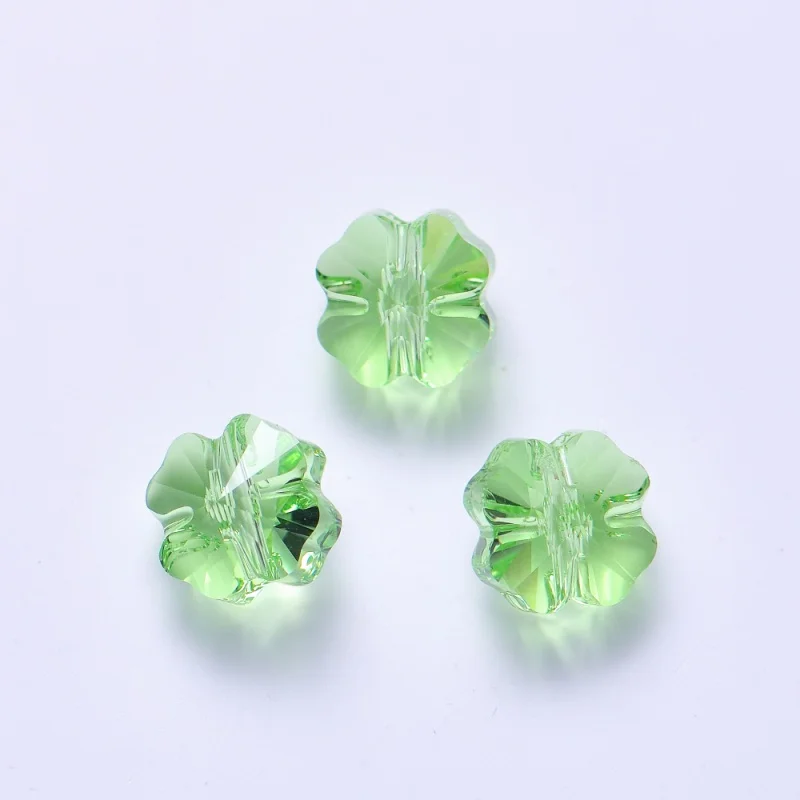 (1 piece) 8mm 12mm 5752 Clover Bead Crystal loose beads for DIY jewelry making
