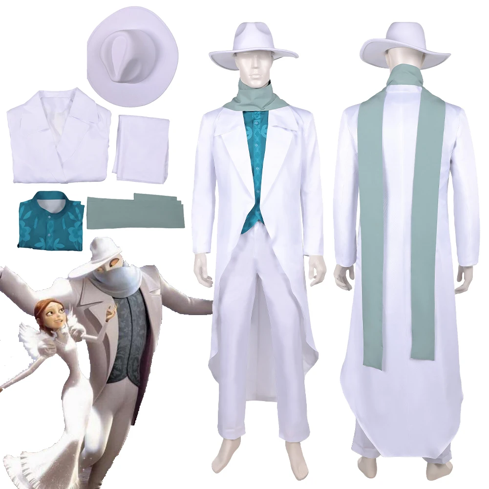 

2011 Movie A Monster in Paris Cosplay Francoeur Clothes Men Party Disguise Outfits Suits Roleplay Halloween Costume Carnival