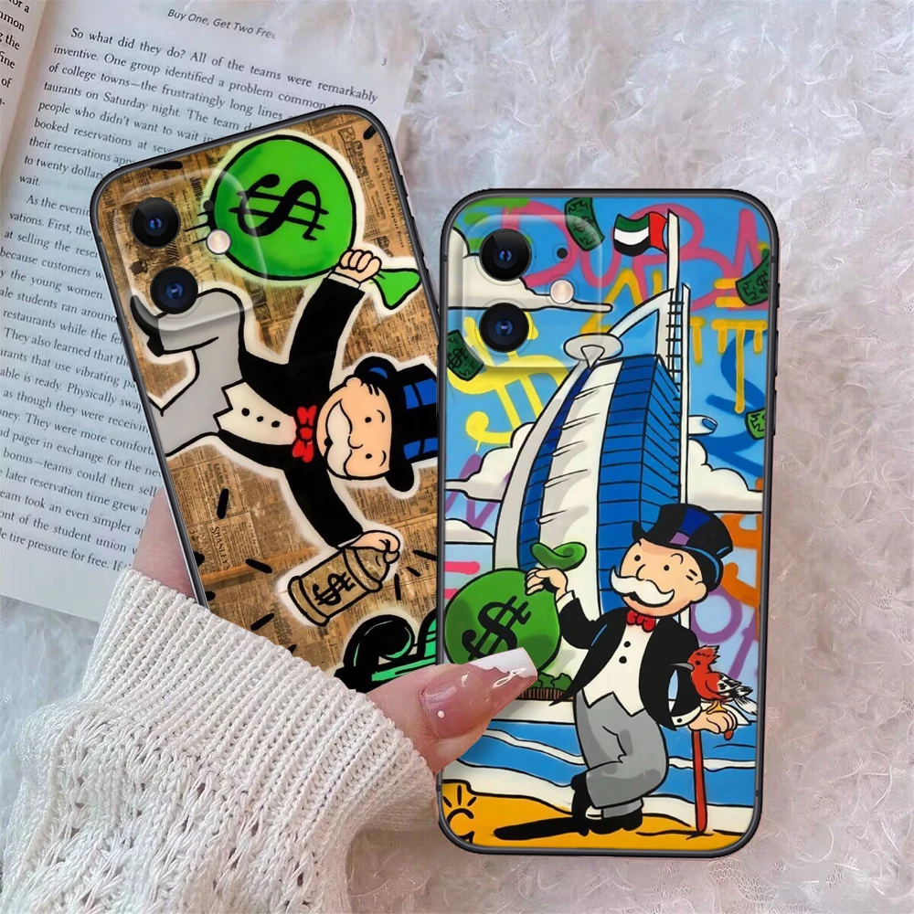 Alec M-Monopoly Art Soft Silicone Case for Redmi 7 7A 8 9A 9 9A 9C 10 9T 10X S2 10A 10C K20 K30 K40 Pro