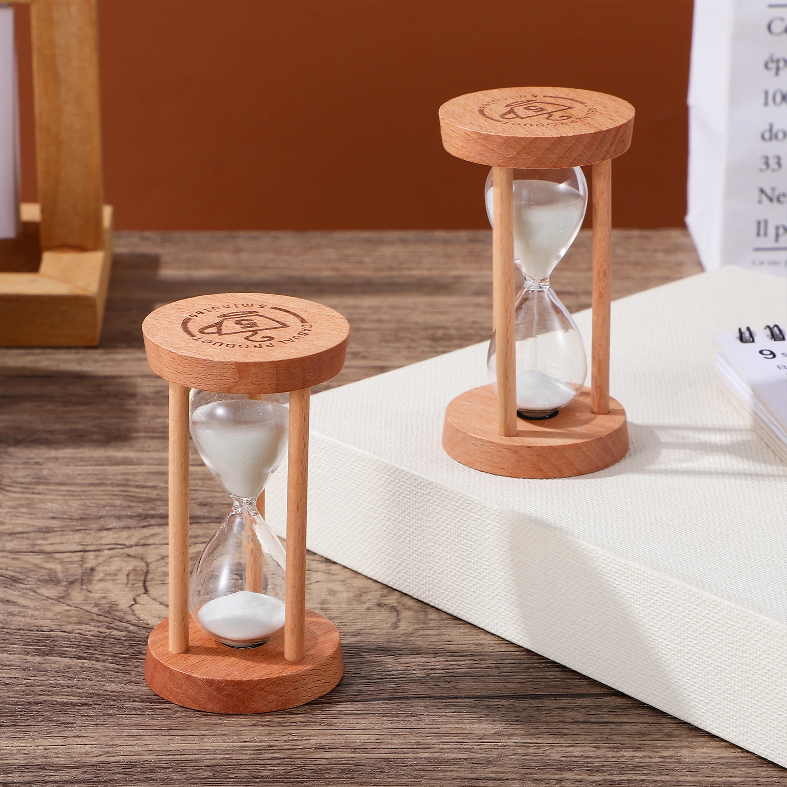 

2 Pcs Hourglass Timer Creative Sand Decorative Clock Water Proof Decoration Timers Indoor Child Fashion